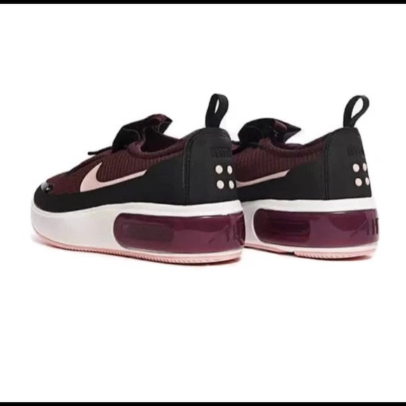 NEW WITH BOX NIKE AIR‎ MAX DIA WINTER MAROON WOMEN Sz 8.5 SLIP-ON SNEAKER SHOES - Picture 2 of 11